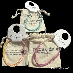 Set of 3 Puravida bracelets